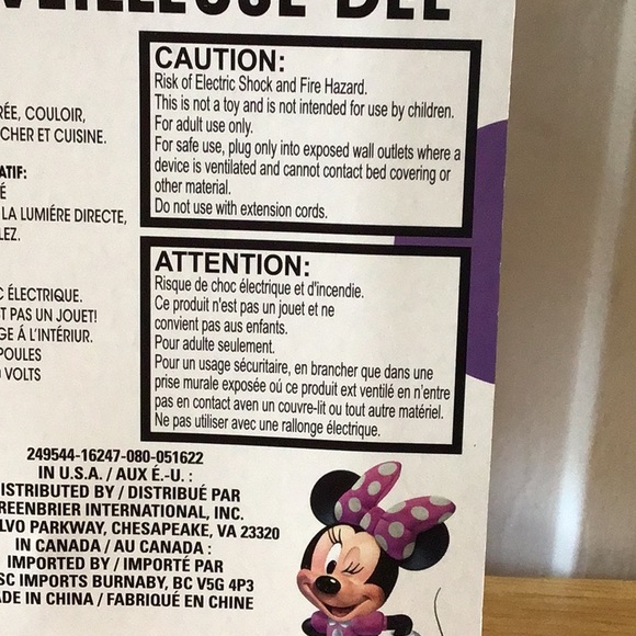 Minnie LED Nightlight - Picture 6 of 7